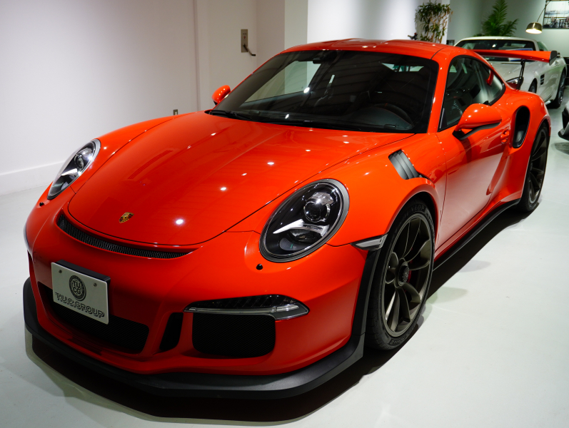 ポルシェ 911(Type991.1) GT3 RS 正規D車 左H カーボンバケット カーボン&フルレザーインテリア Fリフター スポエグ ナビTV OPカラー 2年保証付