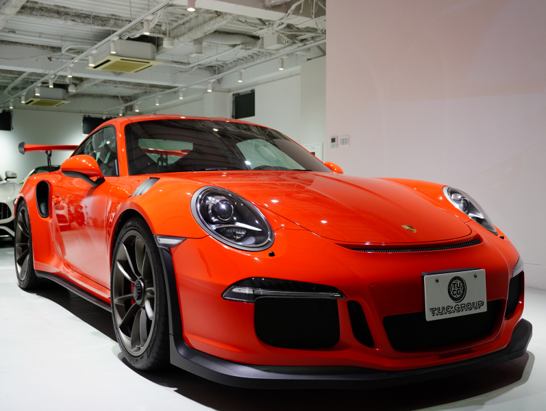 ポルシェ 911(Type991.1) GT3 RS 正規D車 左H カーボンバケット カーボン&フルレザーインテリア Fリフター スポエグ ナビTV OPカラー 2年保証付