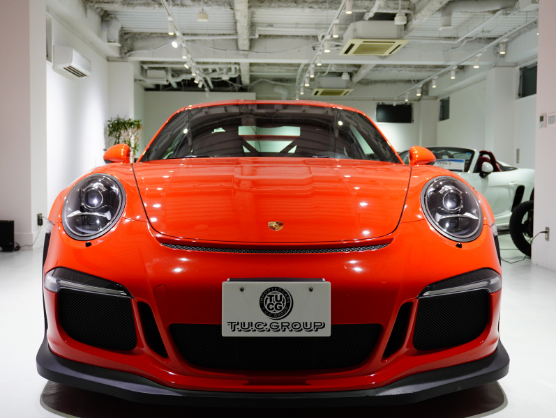 ポルシェ 911(Type991.1) GT3 RS 正規D車 左H カーボンバケット カーボン&フルレザーインテリア Fリフター スポエグ ナビTV OPカラー 2年保証付