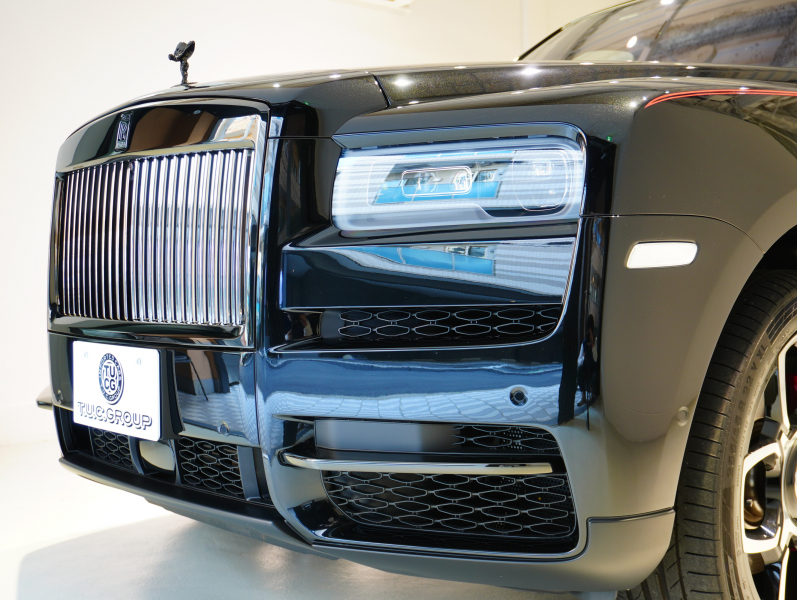 ロールスロイス カリナン 6.75 4WD Black Badge　正規D車 左H Starlight Headliner ACC 黒革 ｼｰﾄﾋｰﾀｰ&ﾍﾞﾝﾁﾚｰﾀｰ 純正HDDﾅﾋﾞTV 360ｶﾒﾗ RR刺繍 ﾗﾑｳｰﾙﾌﾛｱﾏｯﾄ 専用22ｲﾝﾁAW