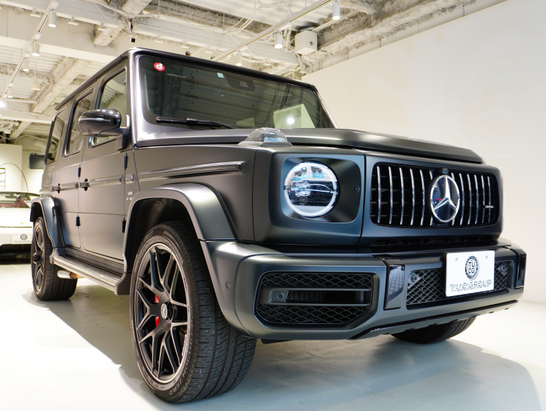 AMG Gクラス G63 AMG Editionﾏｯﾄﾌﾞﾗｯｸ　正規D車 限定車 左H 専用黒革 ｻﾝﾙｰﾌ 純正ﾅﾋﾞTV Burmester AMGﾊﾟﾌｫｰﾏﾝｽEX ﾅｲﾄPKG AMG22ｲﾝﾁAW　2年保証