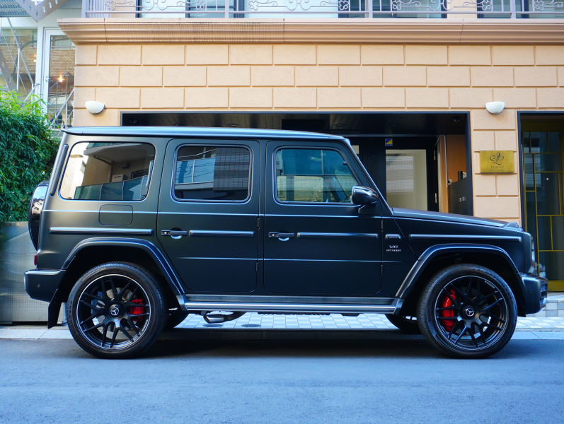 AMG Gクラス G63 AMG Editionﾏｯﾄﾌﾞﾗｯｸ　正規D車 限定車 左H 専用黒革 ｻﾝﾙｰﾌ 純正ﾅﾋﾞTV Burmester AMGﾊﾟﾌｫｰﾏﾝｽEX ﾅｲﾄPKG AMG22ｲﾝﾁAW　2年保証