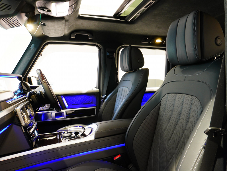 メルセデスベンツ Gクラス G400d ﾏﾇﾌｧｸﾄｩｰｱｴﾃﾞｨｼｮﾝ　正規D車 特別仕様 右H 黒革 ｻﾝﾙｰﾌ 純正ﾅﾋﾞTV ｱﾀﾞﾌﾟﾃｨﾌﾞﾀﾞﾝﾋﾟﾝｸﾞ 専用AMG20AW BRABUSﾘｯﾌﾟ　新車保証