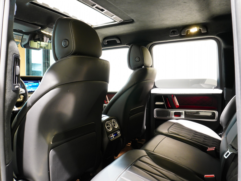 AMG Gクラス G63 AMG Editionマットブラック 正規D車 限定車 左H 専用黒革 サンルーフ 純正ナビTV Burmester AMGパフォーマンスEX ナイトPKG AMG22インチAW BRABUSボンネットドーム  カーボンFリップ 2年保証