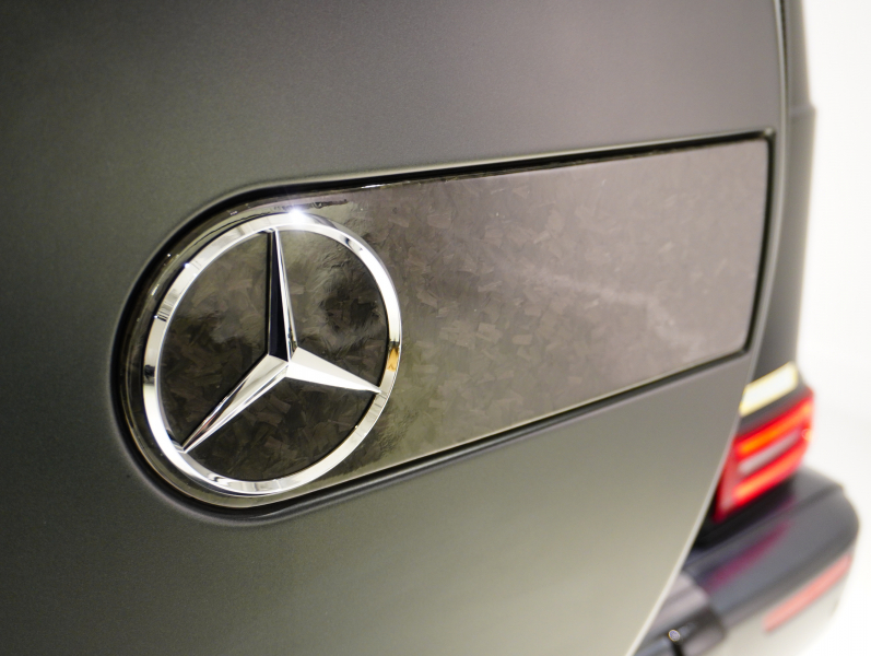 AMG Gクラス G63 AMG Editionマットブラック 正規D車 限定車 左H 専用黒革 サンルーフ 純正ナビTV Burmester AMGパフォーマンスEX ナイトPKG AMG22インチAW BRABUSボンネットドーム  カーボンFリップ 2年保証