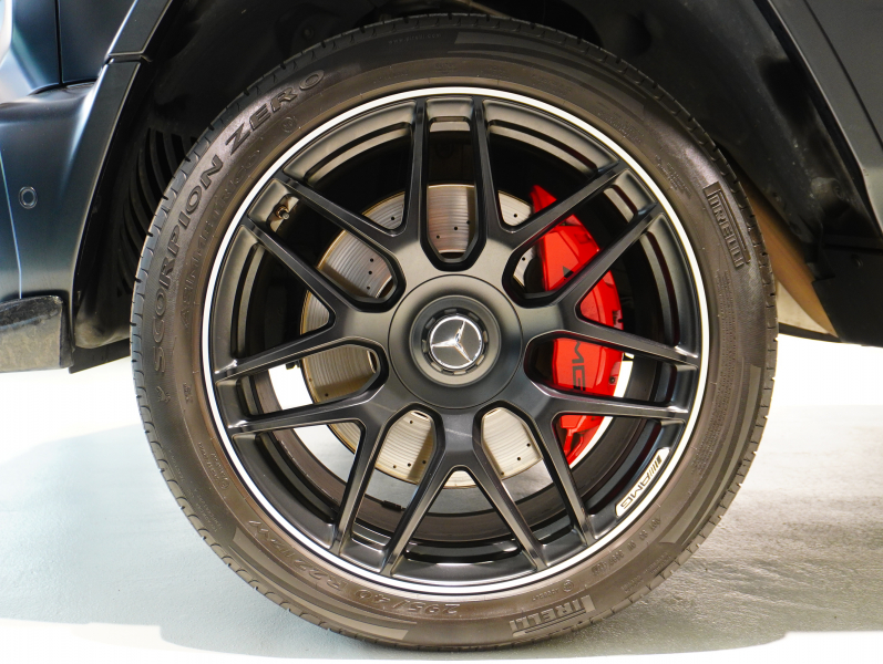 AMG Gクラス G63 AMG Editionマットブラック 正規D車 限定車 左H 専用黒革 サンルーフ 純正ナビTV Burmester AMGパフォーマンスEX ナイトPKG AMG22インチAW BRABUSボンネットドーム  カーボンFリップ 2年保証