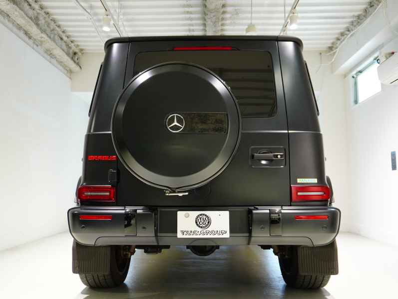 AMG Gクラス G63 AMG Editionマットブラック 正規D車 限定車 左H 専用黒革 サンルーフ 純正ナビTV Burmester AMGパフォーマンスEX ナイトPKG AMG22インチAW BRABUSボンネットドーム  カーボンFリップ 2年保証
