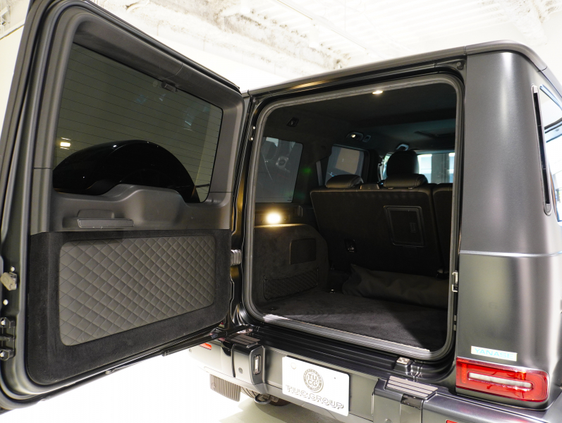 AMG Gクラス G63 AMG Editionマットブラック 正規D車 限定車 左H 専用黒革 サンルーフ 純正ナビTV Burmester AMGパフォーマンスEX ナイトPKG AMG22インチAW BRABUSボンネットドーム  カーボンFリップ 2年保証