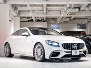 AMG Sクラス S63 4MATIC+ Coupe AMGダイナミック&レーダーセーフティPKG 正規D車 後期モデル ポーセレン&エスプレッソブラウン革 パノラマR 純正ナビTV フルセグ CarPlay Burmester ヘッドアップD OP20インチAW 2年保証付