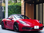ポルシェ 718 ボクスター GTS PDK スポーツクロノ & GTSインテリアPKG 正規D車 スポーツエキゾースト ハーフレザー シートヒーター 純正PCM バックカメラ レザーインテリア OPカラー 20AW KWコイルオーバーキット 2年保証