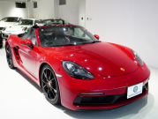 ポルシェ 718 ボクスター GTS PDK スポーツクロノ & GTSインテリアPKG 正規D車 スポーツエキゾースト ハーフレザー シートヒーター 純正PCM バックカメラ レザーインテリア OPカラー 20AW KWコイルオーバーキット 2年保証