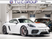 ポルシェ 718 ケイマン GT4 6MT クラブスポーツ&クロノPKG 正規D車 右H フルバケットシート PCMナビ Bカメラ CarPlay キセノンヘッドライト スポーツEX 2年保証