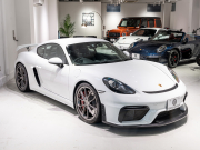 ポルシェ 718 ケイマン GT4 6MT クラブスポーツ&クロノPKG 正規D車 右H フルバケットシート PCMナビ Bカメラ CarPlay キセノンヘッドライト スポーツEX 2年保証