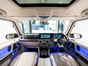 AMG Gクラス G63 AMGﾚｻﾞｰｴｸｽｸﾙｰｼﾌﾞPKG　正規D車 右H Meｺﾈｸﾄ ﾏｷｱｰﾄﾍﾞｰｼﾞｭ革 ｻﾝﾙｰﾌ 純正ﾅﾋﾞTV Burmester AMGﾊﾟﾌｫｰﾏﾝｽEX AMG20ｲﾝﾁAW　2年保証