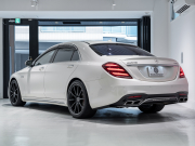 AMG Sクラス S63 4MATIC+ long AMGダイナミック&ショーファー&レーダーPKG 後期モデル 左H MEコネ ポーセレン革 パノラマSR ナビTV フルセグ CarPlay HUD ベンチレーター リアエンタ 社外マフラー 2年保証付