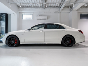 AMG Sクラス S63 4MATIC+ long AMGダイナミック&ショーファー&レーダーPKG 後期モデル 左H MEコネ ポーセレン革 パノラマSR ナビTV フルセグ CarPlay HUD ベンチレーター リアエンタ 社外マフラー 2年保証付