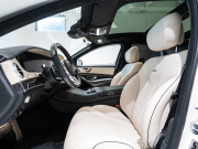 AMG Sクラス S63 4MATIC+ long AMGダイナミック&ショーファー&レーダーPKG 後期モデル 左H MEコネ ポーセレン革 パノラマSR ナビTV フルセグ CarPlay HUD ベンチレーター リアエンタ 社外マフラー 2年保証付