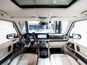 AMG Gクラス G63 AMGﾚｻﾞｰｴｸｽｸﾙｰｼﾌﾞPKG　正規D車 左H 1ｵｰﾅｰ Meｺﾈｸﾄ ﾏｷｱｰﾄﾍﾞｰｼﾞｭ革 ｻﾝﾙｰﾌ 純正ﾅﾋﾞTV Burmester AMGﾊﾟﾌｫｰﾏﾝｽEX AMG20ｲﾝﾁAW　2年保証