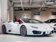 ランボルギーニ ウラカン Spyder LP580-2　正規D車 Bianco Icarus ﾌﾛﾝﾄﾘﾌﾀｰ ﾌﾙ電動ｼｰﾄ Q-citura 純正ﾅﾋﾞ ﾘｱｶﾒﾗ ﾏｸﾞﾈﾄﾚｵﾛｼﾞｶﾙｻｽ NOVITECｻｽ ｽﾎﾟｰﾂｴｷｿﾞｰｽﾄ 鍛造20AW