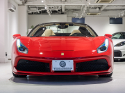 フェラーリ 488スパイダー F1 DCT 正規D車 RossoCorsa フロントサスペンションリフティング Cremaレザー フル電動シート シートヒーター カーボンLEDステア カーボンインテリア JBLサウンド 鍛造20AW