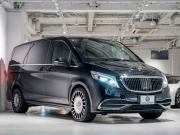 メルセデスベンツ Vクラス V220d ｽﾎﾟｰﾂ ﾛﾝｸﾞ ﾚｰﾀﾞｰP　ﾏｲﾊﾞｯﾊ仕様 ｴｸﾞｾｸﾃｨﾌﾞｼｰﾄ TVﾓﾆﾀｰ付ﾊﾟｰﾃｰｼｮﾝ ﾊﾟﾉﾗﾏSR 4人乗り