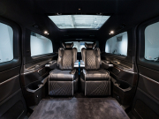 メルセデスベンツ Vクラス V220d ｽﾎﾟｰﾂ ﾛﾝｸﾞ ﾚｰﾀﾞｰP　ﾏｲﾊﾞｯﾊ仕様 ｴｸﾞｾｸﾃｨﾌﾞｼｰﾄ TVﾓﾆﾀｰ付ﾊﾟｰﾃｰｼｮﾝ ﾊﾟﾉﾗﾏSR 4人乗り