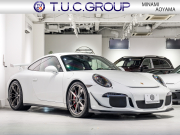 ポルシェ 911(Type991.1) GT3 PDK　2015年ﾓﾃﾞﾙ 並行輸入 左H 4wayｽﾎﾟｰﾂｼｰﾄ ﾃﾞｨｽﾌﾟﾚｲｵｰﾃﾞｨｵ Bｶﾒﾗ ｶｽﾀﾑﾍｯﾄﾞﾗｲﾄ Shark Werks Track Exhaust ASRﾊﾞﾙﾌﾞｺﾝﾄﾛｰﾗｰ 純正20AW