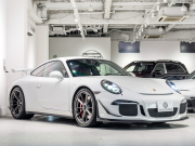 ポルシェ 911(Type991.1) GT3 PDK　2015年ﾓﾃﾞﾙ 並行輸入 左H 4wayｽﾎﾟｰﾂｼｰﾄ ﾃﾞｨｽﾌﾟﾚｲｵｰﾃﾞｨｵ Bｶﾒﾗ ｶｽﾀﾑﾍｯﾄﾞﾗｲﾄ Shark Werks Track Exhaust ASRﾊﾞﾙﾌﾞｺﾝﾄﾛｰﾗｰ 純正20AW