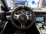 ポルシェ 911(Type991.1) GT3 PDK　2015年ﾓﾃﾞﾙ 並行輸入 左H 4wayｽﾎﾟｰﾂｼｰﾄ ﾃﾞｨｽﾌﾟﾚｲｵｰﾃﾞｨｵ Bｶﾒﾗ ｶｽﾀﾑﾍｯﾄﾞﾗｲﾄ Shark Werks Track Exhaust ASRﾊﾞﾙﾌﾞｺﾝﾄﾛｰﾗｰ 純正20AW