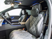 メルセデスマイバッハ Sクラス S580 4MATIC ファーストクラス&ドライバーズPKG 正規D車 1オーナー 4人乗り 黒革 パノラマSR リアアクスル MBUX AR Burmester ARヘッドアップ 専用20インチAW