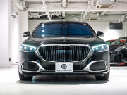 メルセデスマイバッハ Sクラス S580 4MATIC ファーストクラス&ドライバーズPKG 正規D車 1オーナー 4人乗り 黒革 パノラマSR リアアクスル MBUX AR Burmester ARヘッドアップ 専用20インチAW