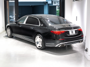 メルセデスマイバッハ Sクラス S580 4MATIC ファーストクラス&ドライバーズPKG 正規D車 1オーナー 4人乗り 黒革 パノラマSR リアアクスル MBUX AR Burmester ARヘッドアップ 専用20インチAW