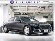 メルセデスマイバッハ Sクラス S580 4MATIC ファーストクラス&ドライバーズPKG 正規D車 1オーナー 4人乗り 黒革 パノラマSR リアアクスル MBUX AR Burmester ARヘッドアップ 専用20インチAW