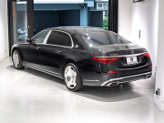 メルセデスマイバッハ Sクラス S580 4MATIC ファーストクラス&ドライバーズPKG 正規D車 1オーナー 4人乗り 黒革 パノラマSR リアアクスル MBUX AR Burmester ARヘッドアップ 専用20インチAW