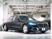 メルセデスマイバッハ Sクラス S580 4MATIC ファーストクラス&ドライバーズPKG 正規D車 1オーナー 4人乗り 黒革 パノラマSR リアアクスル MBUX AR Burmester ARヘッドアップ 専用20インチAW