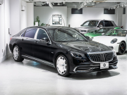 メルセデスマイバッハ Sクラス S650 ファーストクラスPKG 正規D車 後期モデル 4人乗り 黒革 パノラマSR 純正ナビTV CarPlay Burmester リアエンターテインメント 専用20AW