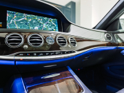 メルセデスマイバッハ Sクラス S650 ファーストクラスPKG 正規D車 後期モデル 4人乗り 黒革 パノラマSR 純正ナビTV CarPlay Burmester リアエンターテインメント 専用20AW