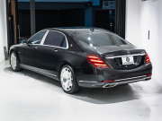 メルセデスマイバッハ Sクラス S650 ファーストクラスPKG 正規D車 後期モデル 4人乗り 黒革 パノラマSR 純正ナビTV CarPlay Burmester リアエンターテインメント 専用20AW