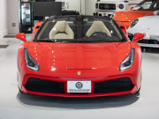 フェラーリ 488スパイダー F1 DCT　正規D車 RossoCorsa ﾌﾛﾝﾄｻｽﾍﾟﾝｼｮﾝﾘﾌﾃｨﾝｸﾞ Cremaﾚｻﾞｰ ﾌﾙ電動ｼｰﾄ ｼｰﾄﾋｰﾀｰ ｶｰﾎﾞﾝLEDｽﾃｱ ｶｰﾎﾞﾝｲﾝﾃﾘｱ JBLｻｳﾝﾄﾞ 鍛造20AW