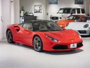 フェラーリ 488スパイダー F1 DCT　正規D車 RossoCorsa ﾌﾛﾝﾄｻｽﾍﾟﾝｼｮﾝﾘﾌﾃｨﾝｸﾞ Cremaﾚｻﾞｰ ﾌﾙ電動ｼｰﾄ ｼｰﾄﾋｰﾀｰ ｶｰﾎﾞﾝLEDｽﾃｱ ｶｰﾎﾞﾝｲﾝﾃﾘｱ JBLｻｳﾝﾄﾞ 鍛造20AW