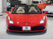 フェラーリ 488スパイダー F1 DCT　正規D車 RossoCorsa ﾌﾛﾝﾄｻｽﾍﾟﾝｼｮﾝﾘﾌﾃｨﾝｸﾞ Cremaﾚｻﾞｰ ﾌﾙ電動ｼｰﾄ ｼｰﾄﾋｰﾀｰ ｶｰﾎﾞﾝLEDｽﾃｱ ｶｰﾎﾞﾝｲﾝﾃﾘｱ JBLｻｳﾝﾄﾞ 鍛造20AW