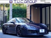 ポルシェ 911(Type991.2) ｶﾚﾗ GTS ｽﾎﾟｰﾂｸﾛﾉPKG　後期 正規D車 MY18 1ｵｰﾅｰ ｽﾍﾟｼｬﾙﾚｰｻﾞｲﾝﾃﾘｱ ｸﾞﾗﾌｧｲﾄﾌﾞﾙｰ革 ｶﾞﾗｽR PCMﾅﾋﾞ Bｶﾒﾗ 20AW　2年保証付