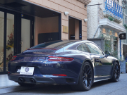 ポルシェ 911(Type991.2) ｶﾚﾗ GTS ｽﾎﾟｰﾂｸﾛﾉPKG　後期 正規D車 MY18 1ｵｰﾅｰ ｽﾍﾟｼｬﾙﾚｰｻﾞｲﾝﾃﾘｱ ｸﾞﾗﾌｧｲﾄﾌﾞﾙｰ革 ｶﾞﾗｽR PCMﾅﾋﾞ Bｶﾒﾗ 20AW　2年保証付
