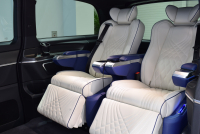 メルセデスベンツ Vクラス V220dｽﾎﾟｰﾂ ﾛﾝｸﾞ ﾚｰﾀﾞｰP　ﾏｲﾊﾞｯﾊ仕様 ｴｸﾞｾｸﾃｨﾌﾞｼｰﾄ TVﾓﾆﾀｰ付ﾊﾟｰﾃｰｼｮﾝ ﾊﾟﾉﾗﾏSR 4人乗り　2年保証