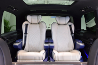 メルセデスベンツ Vクラス V220dｽﾎﾟｰﾂ ﾛﾝｸﾞ ﾚｰﾀﾞｰP　ﾏｲﾊﾞｯﾊ仕様 ｴｸﾞｾｸﾃｨﾌﾞｼｰﾄ TVﾓﾆﾀｰ付ﾊﾟｰﾃｰｼｮﾝ ﾊﾟﾉﾗﾏSR 4人乗り　2年保証