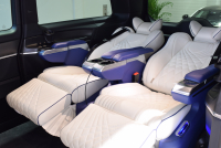 メルセデスベンツ Vクラス V220dｽﾎﾟｰﾂ ﾛﾝｸﾞ ﾚｰﾀﾞｰP　ﾏｲﾊﾞｯﾊ仕様 ｴｸﾞｾｸﾃｨﾌﾞｼｰﾄ TVﾓﾆﾀｰ付ﾊﾟｰﾃｰｼｮﾝ ﾊﾟﾉﾗﾏSR 4人乗り　2年保証