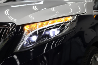 メルセデスベンツ Vクラス V220dスポーツロング レーダーP マイバッハ仕様 エグゼクティブシート パーテーション パノラマSR ナビTV 2年保証付