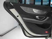 AMG GT 4ドアクーペ GT43 4MATIC+ AMG RIDE CONTROL+ PKG 1オーナー 右H Meコネクト HUD Pスタ 黒革 パノラマSR MBUXナビTV ベンチレーター ダイナミックシート ブルメスター ハンズフリーA AIRマチック 新車保証継承可