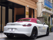 ポルシェ ボクスター GTS ｽﾎﾟｰﾂｸﾛﾉPKG　正規D車 右H 赤幌 有償色 ｺﾝﾋﾞ革 ｼｰﾄﾋｰﾀｰ ﾅﾋﾞTV  PASM ｶﾞｰｽﾞﾚｯﾄﾞﾒｰﾀｰ ｶﾗｰｸﾚｽﾄ20AW ｽﾎﾟｰﾂEX　2年保証付