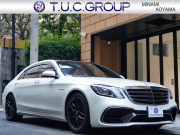 AMG Sクラス S63 long AMGﾀﾞｲﾅﾐｯｸ&ｼｮｰﾌｧｰ&ﾚｰﾀﾞｰPKG　後期最終ﾓﾃﾞﾙ 右H MEｺﾈ 黒革 ﾊﾟﾉﾗﾏSR ﾅﾋﾞTV ﾌﾙｾｸﾞ CarPlay HUD ﾍﾞﾝﾁﾚｰﾀｰ ﾘｱｴﾝﾀ　2年保証付